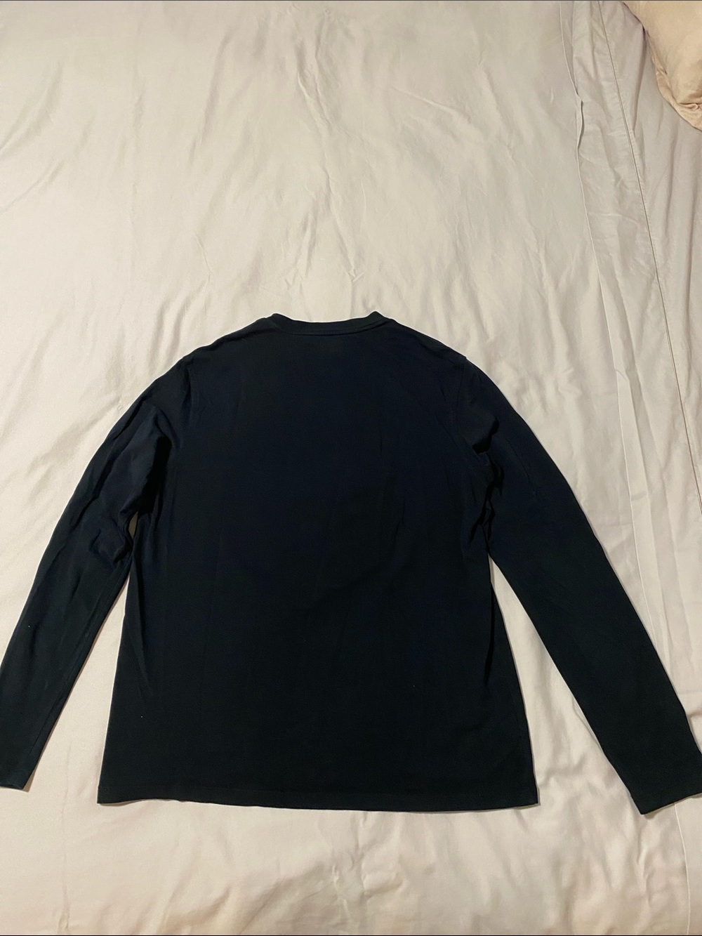 Saks Fifth Avenue Men's Black Long Sleeve Tee Shirt